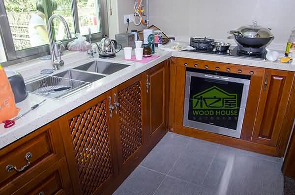 深圳樱桃木家具定制 木之屋实木家具厂的整体橱柜与高品质实木家具