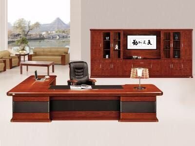 株洲高端老板桌定制工厂 实木家具的艺术与领导力象征